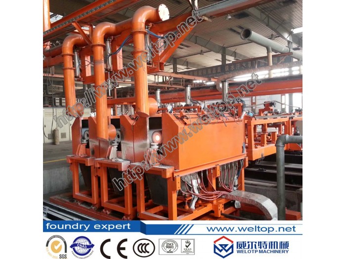 Three-station fully Automatic Centrifugal Casting Machine for cylinder liners